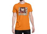 Maglietta Da Uomo Japan Anime Manga Family Anime X Manga Spy Fan Solo Yor, Man S , Orange