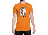 Maglietta Da Uomo Japan Anime Manga Naruto Uzumaki 03 Uzumaki Family, Man L , Orange