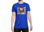 Maglietta Da Uomo Japan Anime Manga Family Anime X Manga Spy Fan Solo Yor, Man Xl , Bleu