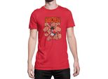 Maglietta Da Uomo Japan Anime Manga One Manga Piece Anime Punch One Manga Piece Anime Punch, Man 2XL , Rouge