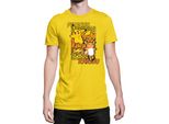 Maglietta Da Uomo Japan Anime Manga Pokemon Pikachu 01 Pikachu Light, Man 2XL , Jaune