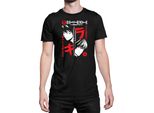 Maglietta Da Uomo Japan Anime Manga Death Note 3 Death Note, Man 4XL , Noir
