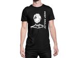 Maglietta Da Uomo Japan Anime Manga Are We Friends Keep Smiling, Man 3XL , Noir