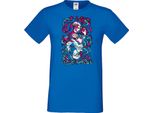 Maglietta Da Uomo Japan Manga Animation Comics Demon Anime Slayer Akaza 04 Var-005 Akaza Upper, Man Xl , Bleu