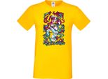 Maglietta Da Uomo Japan Manga Animation Comics Demon Anime Slayer Akaza 04 Var-005 Akaza Upper, Man L , Jaune