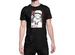 Maglietta Da Uomo Japan Anime Manga One Manga Piece Anime Trafalgar Law 02 Trafalgar Pirate, Man 4XL , Noir