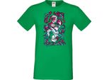 Maglietta Da Uomo Japan Manga Animation Comics Demon Anime Slayer Akaza 04 Var-005 Akaza Upper, Man 2XL , Vert