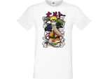 Maglietta Da Uomo Japan Manga Animation Comics Naruto Toad Sage Var-008 Toad Form, Man 4XL , Blanc