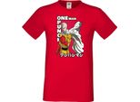 Maglietta Da Uomo Japan Manga Animation Comics One Manga Punch Anime Man Saitama 01 Var-010 One Manga Punch Anime Man Saitama, Man 2XL , Rouge