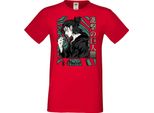 Maglietta Da Uomo Anime Manga Attack Anime On Titan Eren Yeager 03 Eren Yeager, Man 2XL , Rouge