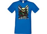 Maglietta Da Uomo Anime Manga Attack Anime On Titan 02 Beast Attack, Man 2XL , Bleu