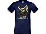 Maglietta Da Uomo Anime Manga Attack Anime On Titan 02 Beast Attack, Man 2XL , Bleu Foncé