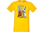 Maglietta Da Uomo Japan Manga Animation Comics One Manga Punch Anime Man Saitama 01 Var-010 One Manga Punch Anime Man Saitama, Man 3XL , Jaune