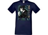 Maglietta Da Uomo Anime Manga Attack Anime On Titan Eren Yeager 03 Eren Yeager, Man 2XL , Bleu Foncé