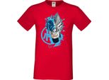 Maglietta Da Uomo Anime Manga Dragon Anime Manga Ball Z Goku Super Saiyan 01 Saiyan, Man Xl , Rouge