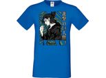 Maglietta Da Uomo Anime Manga Attack Anime On Titan Eren Yeager 03 Eren Yeager, Man 3XL , Bleu
