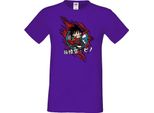 Maglietta Da Uomo Anime Manga Dragon Anime Manga Ball Z Goku Chibi Goku Chibi, Man 2XL , Lilas