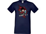Maglietta Da Uomo Anime Manga Dragon Anime Manga Ball Z Goku Chibi Goku Chibi, Man 2XL , Bleu Foncé