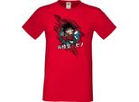 Maglietta Da Uomo Anime Manga Dragon Anime Manga Ball Z Goku Chibi Goku Chibi, Man S , Rouge