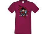 Maglietta Da Uomo Anime Manga Dragon Anime Manga Ball Z Goku Chibi Goku Chibi, Man 2XL , Bordeaux