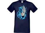 Maglietta Da Uomo Anime Manga Dragon Anime Manga Ball Z Goku Super Saiyan 01 Saiyan, Man Xl , Bleu Foncé