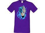 Maglietta Da Uomo Anime Manga Dragon Anime Manga Ball Z Goku Super Saiyan 01 Saiyan, Man M , Lilas