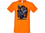Maglietta Da Uomo Anime Manga Masters Of The Universe Skeletor Skeletor, Man L , Orange