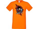 Maglietta Da Uomo Anime Manga Dragon Anime Manga Ball Z Goku Chibi Goku Chibi, Man 2XL , Orange