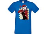 Maglietta Da Uomo Anime Manga Neon Anime Genesis Manga Evangelion Misato Katsuragi Misato Katsuragi, Man S , Bleu