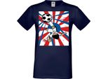 Maglietta Da Uomo Manga Anime Captain Tsubasa 03 Oozora, Man S , Bleu Foncé