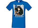 Maglietta Da Uomo Manga Anime Attack Anime On Titan Levi Ackerman 01 Levi Titan Attack, Man 3XL , Bleu