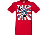Maglietta Da Uomo Manga Anime Captain Tsubasa 03 Oozora, Man 2XL , Rouge
