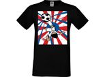 Maglietta Da Uomo Manga Anime Captain Tsubasa 03 Oozora, Man 3XL , Noir
