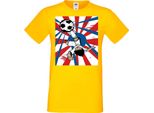 Maglietta Da Uomo Manga Anime Captain Tsubasa 03 Oozora, Man L , Jaune