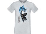 Maglietta Da Uomo Manga Anime Dragon Anime Manga Ball Z Vegeta Vegeta, Man 2XL , Gris