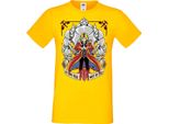 Maglietta Da Uomo Manga Anime Fullmetal Alchemist Edward Elric Fullmetal Edward, Man 2XL , Jaune