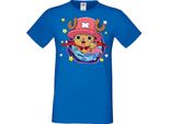 Maglietta Da Uomo Manga Anime One Manga Piece Anime Tony Tony Chopper, Man 3XL , Bleu