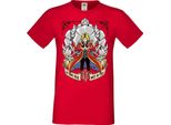 Maglietta Da Uomo Manga Anime Fullmetal Alchemist Edward Elric Fullmetal Edward, Man 2XL , Rouge