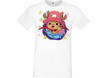 Maglietta Da Uomo Manga Anime One Manga Piece Anime Tony Tony Chopper, Man 3XL , Blanc