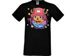 Maglietta Da Uomo Manga Anime One Manga Piece Anime Tony Tony Chopper, Man 3XL , Noir