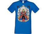 Maglietta Da Uomo Manga Anime Fullmetal Alchemist Edward Elric Fullmetal Edward, Man 2XL , Bleu