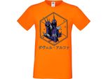 Maglietta Da Uomo Manga Anime Saint Anime Seiya Knights Of The Zodiac Dragon Shiryu Dragon Shiryu, Man 3XL , Orange