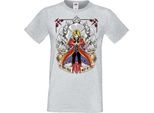 Maglietta Da Uomo Manga Anime Fullmetal Alchemist Edward Elric Fullmetal Edward, Man 2XL , Gris