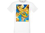 Maglietta Da Uomo Manga Anime Saint Anime Seiya Knights Of The Zodiac Saint Anime Seiya Knights Of The Zodiac, Man 3XL , Blanc
