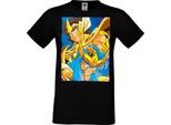 Maglietta Da Uomo Manga Anime Saint Anime Seiya Knights Of The Zodiac Saint Anime Seiya Knights Of The Zodiac, Man S , Noir