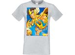Maglietta Da Uomo Manga Anime Saint Anime Seiya Knights Of The Zodiac Saint Anime Seiya Knights Of The Zodiac, Man L , Gris