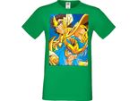 Maglietta Da Uomo Manga Anime Saint Anime Seiya Knights Of The Zodiac Saint Anime Seiya Knights Of The Zodiac, Man S , Vert