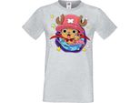 Maglietta Da Uomo Manga Anime One Manga Piece Anime Tony Tony Chopper, Man 3XL , Gris