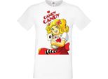 Maglietta Da Uomo Manga Anime Candy Candy Candy Candy, Man 2XL , Blanc