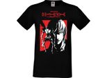 Maglietta Da Uomo Manga Anime Death Note Shonen Jump Death Note Shonen Jump, Man M , Noir